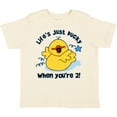 thumbnail image 3 of Inktastic Life's Ducky 2nd Birthday Boys or Girls Toddler T-Shirt, 3 of 5