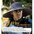 thumbnail image 6 of HLLMAN Super Wide Brim Sun Hat For Mens/Womens,Floppy summer Hat For Fishing/Hiking/Gardening, 6 of 7