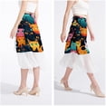 thumbnail image 4 of Cat Chic Chiffon Summer Beach Dresses for Women with Polyester Straps, 4 of 6