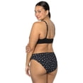 thumbnail image 6 of fresh collection by Fruit of the Loom Women's Cotton Triangle Bralette and Bikini Underwear Set, 6 of 8