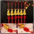thumbnail image 6 of Oraceous 6Pcs Chinese New Year Pendant Household Bonsai Hanging Decoration Festival Supplies Mixed Style, 6 of 10