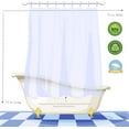 Hotel Collection Heavy Duty Mold & Mildew Resistant PEVA Shower Curtain