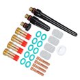 thumbnail image 4 of Piezas de soldadura TIG Electrodo Pinza Copas de vidrio Lavadora Consumibles de antorcha para WP-17 WP-18 WP-26, 4 of 12
