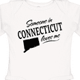 thumbnail image 4 of Inktastic Someone in Connecticut Loves Me Boys or Girls Long Sleeve Baby Bodysuit, 4 of 5