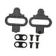 thumbnail image 4 of Juego de 2 calas para pedales Click, calas para bicicleta, placas para zapatillas de bicicleta compatibles con SPD Negro, 4 of 9