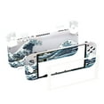 thumbnail image 2 of eXtremeRate Soft Touch The Great Wave DIY Replacement Shell for Nintendo Switch Lite, NSL Handheld Controller Housing w/Screen Protector, Custom Case Cover for Nintendo Switch Lite, 2 of 9