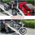 thumbnail image 6 of Aluminum Loading Ramps, 6000lbs Capacity for ATV, Motorcycle, Quad, Lawn Mower, Snow Blower, 60"x12", 2pcs, 6 of 7