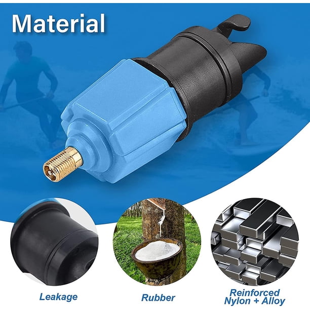 Kit de adaptador de válvula de aire para barco, adaptador de bomba convertidor de bomba de aire, adaptadores de bomba inflable para kayak, tabla de remo de pie, cama inflable, Inflata ShuxiuWang 8390605842085
