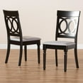 thumbnail image 4 of Baxton Studio Grey Upholstered and Brown Finished Wood 2-Piece Dining Chair Set, 4 of 17