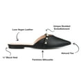 thumbnail image 2 of Brinley Co. Womens Vegan Leather Slip On Mule, 2 of 7