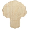 thumbnail image 1 of Cute Kawaii Broccoli Vegetable Wood Shape Unfinished Piece Cutout Craft DIY Projects - 4.70 Inch Size - 1/8 Inch Thick, 1 of 7