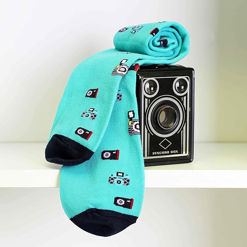 Funky Jazzy Dress Crew Socks For Both Men and Women 4 Pack