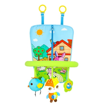 

Infant Car Seats Toy | Car Seats Toys for Infant Baby | Activity Center with Plush Toys Fun Travel Baby Toy for Rear Car Seats Easier Drive with Newborns Babies
