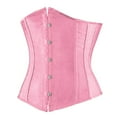 thumbnail image 4 of Fahion Underbust Corsets for Women Satin Corset Top Fashion Boned Lace Up Waist Training Lingerie Vintage Bodyshaper Tops, 4 of 4