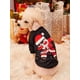 thumbnail image 3 of PETSIN 1pc Pet Christmas Santa Clause Printed Drop Shoulder T-shirt, 3 of 5