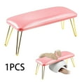 thumbnail image 6 of Gazechimp Manicure Hand Rest Non Slip Nail Hand Rest Stand Arm Rest for Nail Techs Use Pink and gold, 6 of 8
