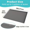 thumbnail image 4 of 1pc Under-Sink Organizers, Waterproof And Oilproof Cabinet Mats, Flexible Silicone Under Sink Liners, Drip Spill Protectors, For Kitchen And Bathroom, Cabinet, Drawer And Shelf, Kitchen Organizers An, 4 of 4