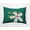 Kelly Green, variant on Simply Daisy 16-inch Square Reserved for Mom Flowers Poly Throw Pillow, Turquoise Qty 1