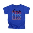 thumbnail image 4 of Big Brother Colorful Stacked Matching Sibling Outfit for Toddlers and Baby Boys Vintage Royal Shirt 4T, 4 of 5