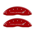 thumbnail image 3 of MGP Caliper Covers 12162SCL1RD Challenger Logo - Red Powder Coat - Set of 4 Fits select: 2016-2019 DODGE CHARGER SXT, 2012-2019 DODGE CHALLENGER SXT, 3 of 5