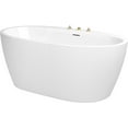 thumbnail image 4 of Proflo Pffsoi5931 Cornwall 59" Free Standing Acrylic Soaking Tub - White, 4 of 6