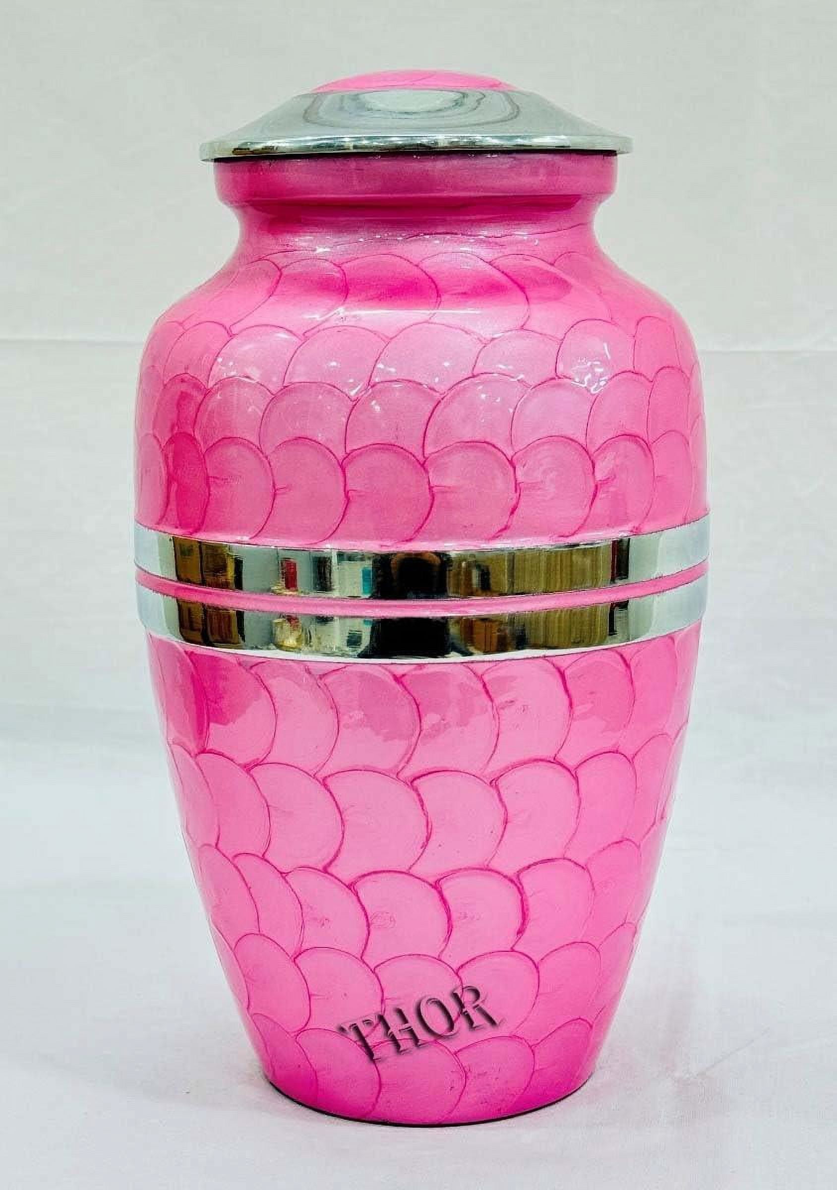 Humming Cremation Urn for Human Ashes Adult Female for Funeral Burial & Home for Adult Large Urns for Mom & Cremation Urns for Women for Decorative Urns for (Yellow)