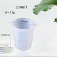 thumbnail image 2 of Diy Kitchen Measuring Cup 2-piece Set, 100ml+250ml Crystal Gel Drop Silica Gel Measuring Cup Set, Liquid And Dry Measuring Cup, 2 of 5