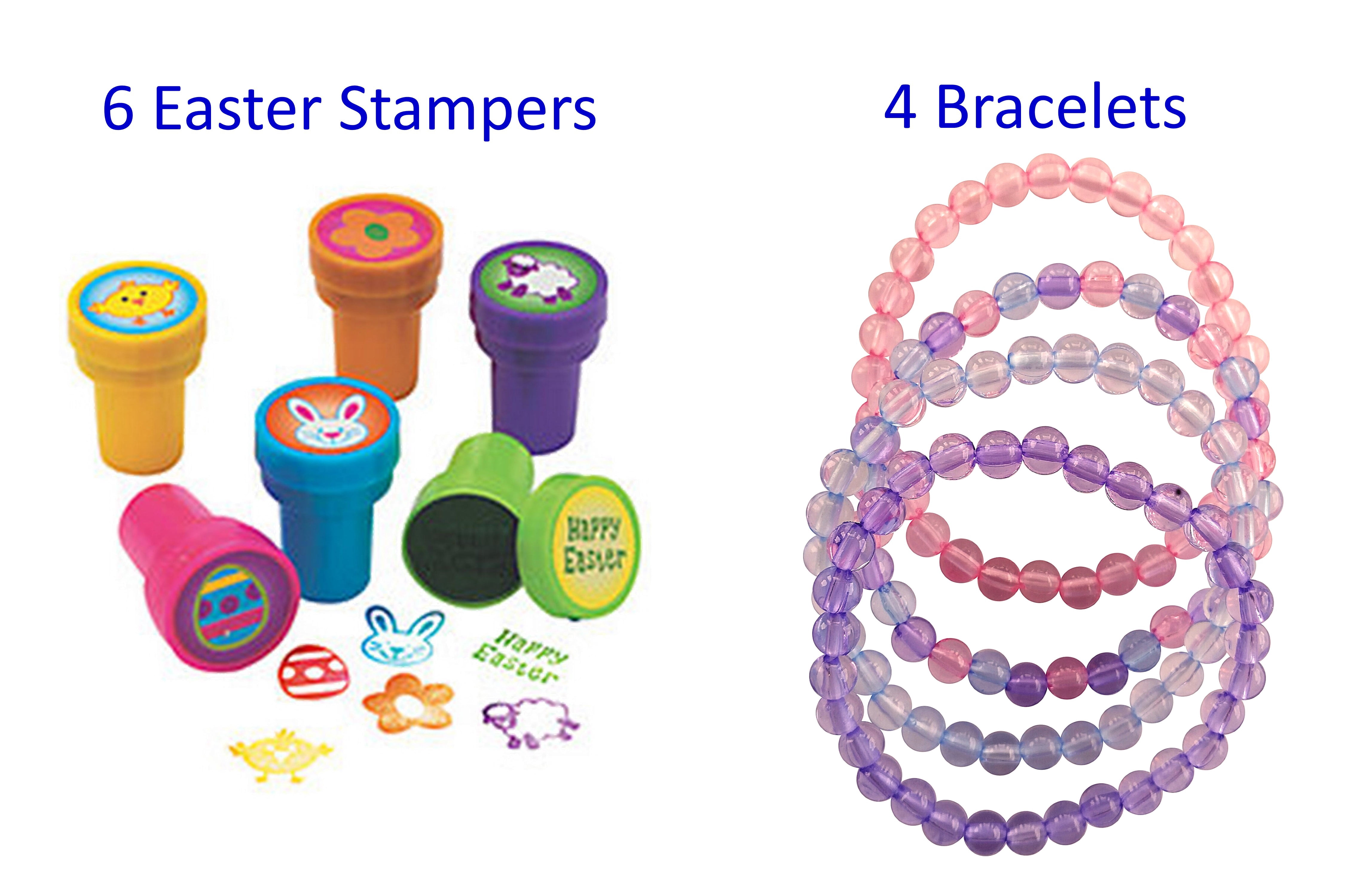 66 Pc Easter Egg Hunt Fillers/Stuffers - Small Easter Toy Assortment (instead of candy) for Easter Baskets & Pinatas