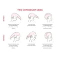 thumbnail image 6 of American Soft Linen Hair Drying Towel, Turban Towel Wrap, Absorbent and Soft Head Towel Cap with Button-Grey (1 piece), 6 of 7