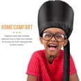 thumbnail image 6 of ENROSLU Bonnet Hood Hair Dryer Attachment - Hair Dryer Bonnet with Elastic Strap, Used for Hair Styling, Deep Conditioning and Hair Drying (Black), 6 of 7