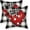 Polka Pot, variant on Valentines Day Pillow Covers 16x16 Set of 2, Red Polka Dots Heart Bow Decor Valentine's Day Throw Pillows Anniversary Buffalo Plaid Pillowcase Outdoor Cushion Case for Holiday Home Decorative