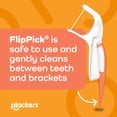 thumbnail image 5 of Plackers Orthopick Floss Picks, Unflavored, Designed for Braces, Fold-Out FlipPick, Tuffloss, Easy Storage with Sure-Zip Seal, 36 Count, 5 of 10