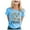 Light Blue, variant on TSADFHJI Workout Tank Tops for Women with Shelf Bra Women's Oktoberfest Graphic Tee Trendy Casual Short Sleeve Top Xxl White
