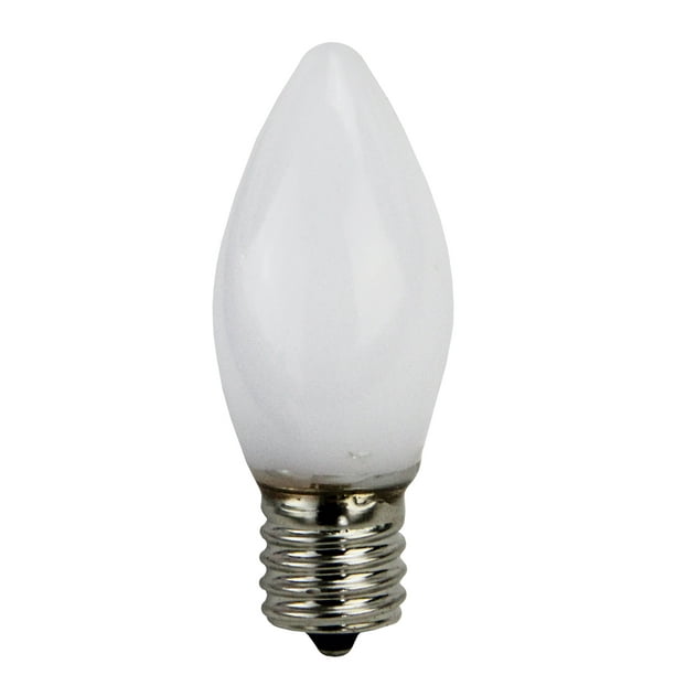 Sienna Pack de 4 Opaque Blanc C9 LED Ampoules de Remplacement de Noël