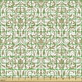 thumbnail image 2 of Ambesonne Baroque Fabric by the Yard Upholstery, Medieval Floral Pattern, 2 Yards, Camel and White, 2 of 5