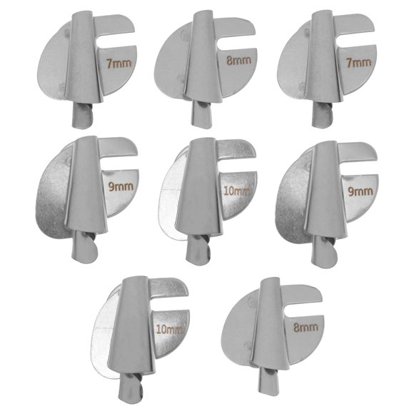 ADDHAT 8Ud Pie Prensatelas Para Dobladillo Ajustable De Bordes En Máquina De Coser
