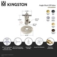 thumbnail image 4 of Kingston Brass CD53305DXK 5/8-Inch O.D. Comp x 3/8-Inch O.D. Comp Anti-Seize Deluxe Quarter-Turn Ceramic Hardisc Cartridge Angle Stop with Flange in Oil Rubbed Bronze, 4 of 5