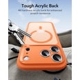 thumbnail image 2 of ESR for iPhone 17 Pro Case, Magnetic Phone Case for iPhone 17 Pro, Compatible with MagSafe, Camera Control, Shockproof Military-Grade Protection, Orange, 2 of 7