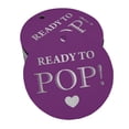 thumbnail image 1 of Inkdotpot Pack Of 100 Real Silver Foil Paper Tags Ready To Pop Baby Shower Favor Hang Tags, 1 of 7