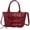 Red, variant on Kukuzhu Quilted Hobo Women's Padding Down Cotton Shoulder Crossbody Bag Large Work Totes Handbag Leather Purse Satchels