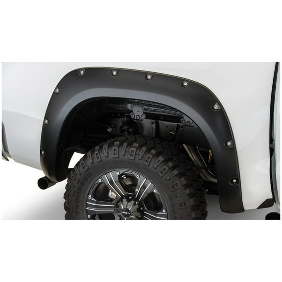 Bushwacker 07-13 Toyota Tundra Fleetside Pocket Style Flares 2pc 66.7/78.7/97.6in Bed - Black
