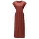thumbnail image 2 of Vestido informal de lino sin mangas para mujer con bolsillos - Vestido midi de verano holgado con cuello redondo, 2 of 6