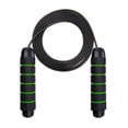 thumbnail image 1 of With Ball Bearings Adjustable Tangle-Free Speed Wire Jump Rope Workout with Foam Handles for Fitness Home Workouts and Slim Body, 1 of 6