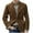 Bronze, variant on FRSASU Men Coat Solid Turndown Single-Breasted Cardigan Multi-Pocket Coat