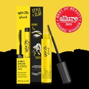 got2b Glued 2-in-1 Brow Gel & Edge Control, Strong Hold Eyebrow & Hair Mascara, 0.54 oz