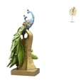 thumbnail image 1 of Estatua de , figura de escritorio, escultura de hoja de metal, estatua artística de hoja, figura de hoja con base de resina sintética y hierr, 1 of 8