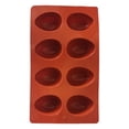 thumbnail image 3 of Shiogb Cavity Easter Egg Shape Silicone Mold, 1-Piece Food Grade Baking Mold for Diy Cake Decoration, Candy and Bread, Holiday Baking Tool, Brick Red, 3 of 10
