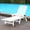 White, variant on CQSXDA Pool Lounge Chair in with Adjustable Backrest Fits All Outdoor Spaces Holds Up to 360 LBS