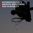 thumbnail image 4 of CNKOO Basketball Light Up Hoop Net  Change Colors with Remote  Heavy Duty LED Replacement Basketball Nets  Fits Outdoor Indoor 12 Loops Rim  Glow in The Dark Neon Basketball Hoop, 4 of 7