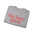 thumbnail image 3 of Hot Sauce Queen Sweatshirt Gifts Crew Neck Shirt Long Sleeve Unisex, 3 of 5
